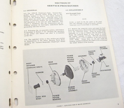 1964-1966 Corvette Chevelle Nova GTO 442 NOS GM Brake Booster Manual 1965 SS 396 - Picture 6 of 12