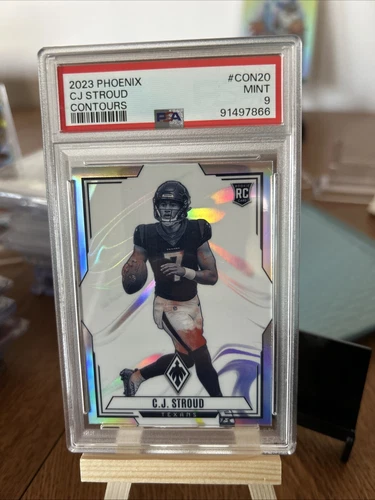 2023 Panini Phoenix - Contours Silver Seismic #CON-20 C.J. Stroud (RC) PSA 9🔥