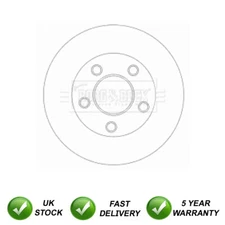 1x Brake Disc Rear SJR Fits Vauxhall Vivaro 2001-2014 Renault Trafic 2001- #1