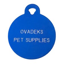 Ovadeks Custom Engraved Personalized Identification ID Pet Dog Cat Name Tag