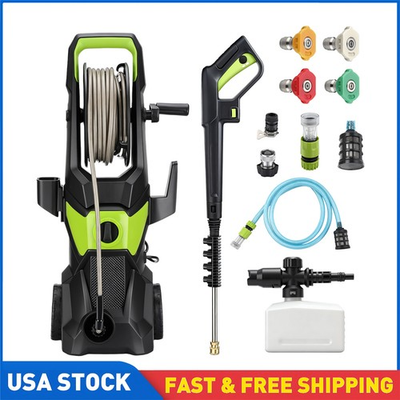 #ad Electric High Pressure Washer 5000PSI 3.2GPM w 4 Nozzles for Home Cars Fences $112.96