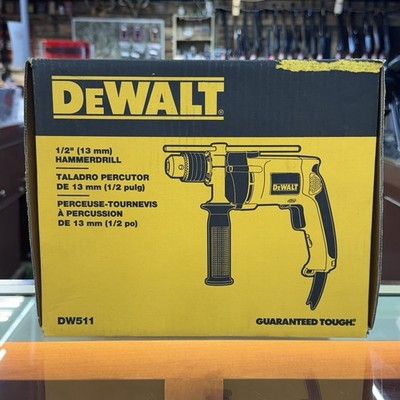 DEWALT DW511 1/2'' VSR Single Speed Corded Hammerdrill