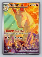 Rapidash Holo Illustration Rare SV10: Destined Rivals 189/182 LP on eBay