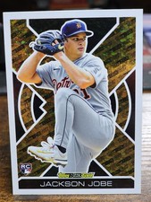 2025 Topps Update Series Black Gold Jackson Jobe Rookie #BG-10 Tigers Baseball