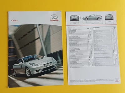 Brochure 2004 (23 pages + feuillet) TOYOTA CELICA 21 x 29,7 cm - Photo 1/4