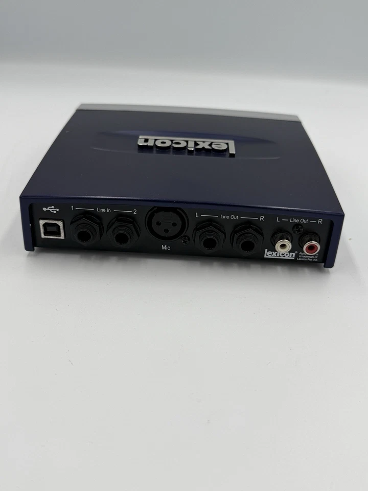Lexicon Alpha Studio USB Audio Interface Recording & Playback Tested Working - Image 4 of 4