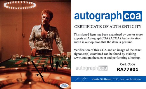 James Caan signed "THE GAMBLER" 8x10 Photo AUTOGRAPHED b Godfather ACOA COA