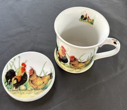 Leonardo Collection Fine China Chicken Mug With Coaster Good Condition. - Picture 2 of 24