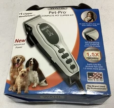 Wahl USA Clipper Pet-Pro Dog Grooming Kit - Electric Corded Clipper 928-1210