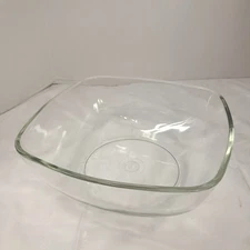 Duralex France clear square serving bowl fruit salad party desert serveware