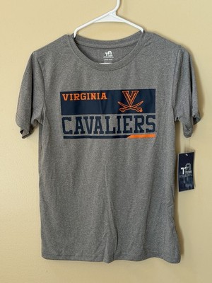 Team Athletics Licensed  Boys Virginia Cavaliers Gray T-Shirt Size L (12/14) NWT