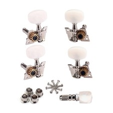 5pcs Banjo Machine Head Tuners Tuning Pegs Key With Bushings Guitar Accessories