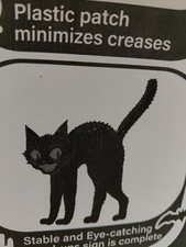 Large Halloween Cat Standup