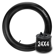 2 Pack Of Fat Tire Bike Inner Tubes 20/24/26x4.0 Heavy Duty 32mm Schrader Valve