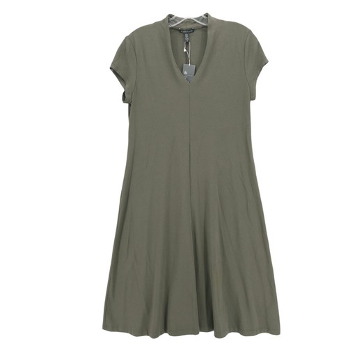 Robe Eileen Fisher En Viscose Jersey - Col Décolleté, Longueur Genou - Taille S - Neuf Avec étiquettes