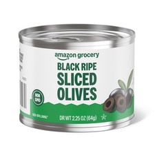 Black Ripe Sliced Olives 2.25 Oz Can - Perfect for Salads and Snacks