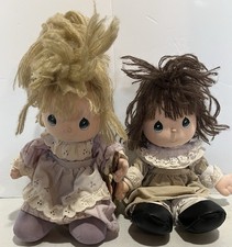 Precious Moments Dolls by Applause Nancy  Mandy 1980's Lot Of 2 Vintage READ