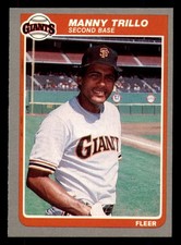 1985 Fleer #622 Manny Trillo EX Excellent Giants