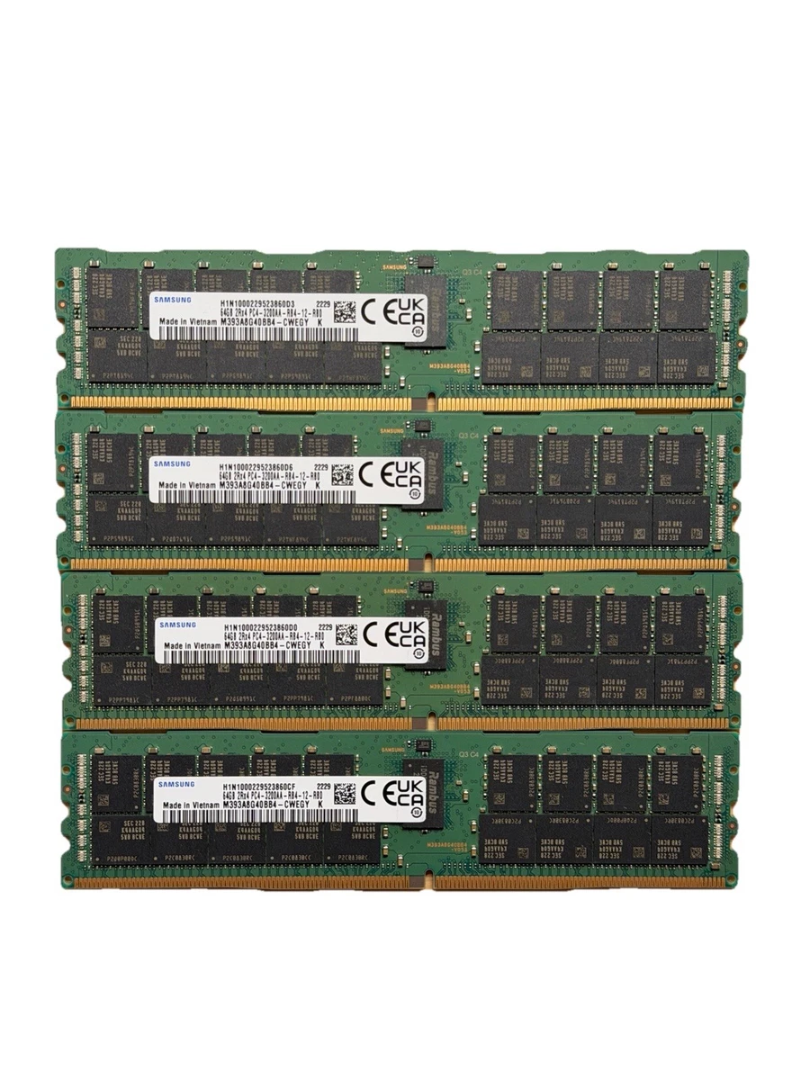 Samsung DDR4 SDRAM 64 GB Total Capacity Memory (RAM) for sale | eBay