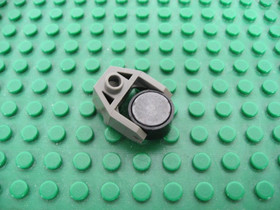 LEGO Old Dk Gray Magnet Holder 2x3 Clip Pin Hole w/Magnet 6977 6837 #73092 2607