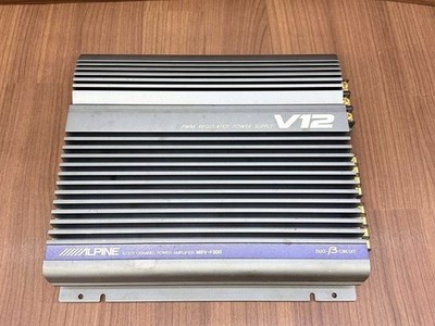 Alpine MRV-F300 V12 4 Channel Car Amplifier JDM Tested Working