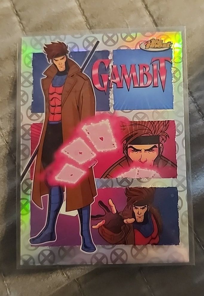 Topps 2025 Finest X-Men '97 Remember It Gambit Card #RI-7