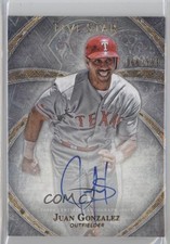 2014 Topps Five Star Auto 66/399 Juan Gonzalez #FSA-JG Auto 6ja