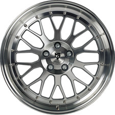 mbDESIGN Aluminiumrad gegossen LV1 7,0x17 Zoll LK 4x100 ET35.0 ML 67.1 Ausf. 4AR