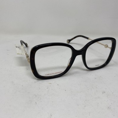 CAROLINA HERRERA CH 0022 086 53-19-145 TORTOISE GOLD EYEGLASSES T51