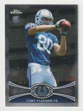 Coby Fleener RC - Indianapolis (NFL Football Card) 2012 Topps Chrome # 209 Mint