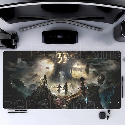 Clair Obscur Expedition 33 Keyboard Mat Large Mouse Mat Locked Edge 60cm x 30cm