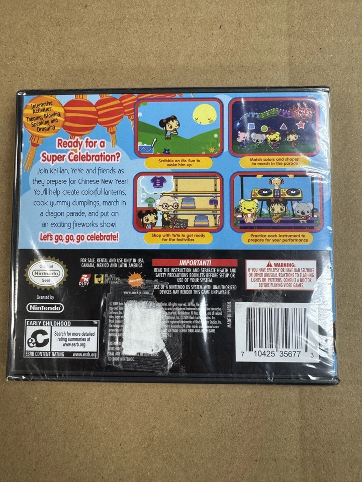 Ni Hao, Kai-Lan: New Year's Celebration for Nintendo DS New Factory Sealed - Image 2 of 3