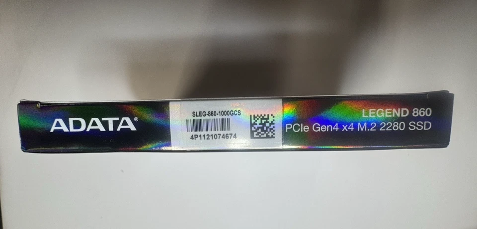 Disco de estado sólido SSD 1 TB AData Legend 860 PCIe Gen4 x4 M.2 2280 Foto 4 de 4