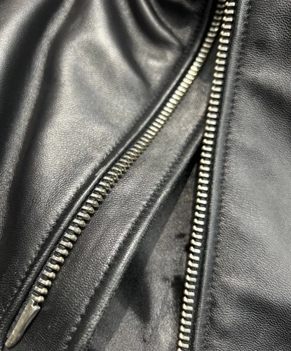 JACKROSE Single Leather Riders Jacket Men's Size 3 Black image 8