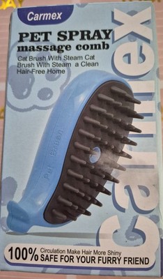 Cat Steam Brush Steamy Dog Brush 3 In 1  Massage Spray Cat Hair Brush (Y)