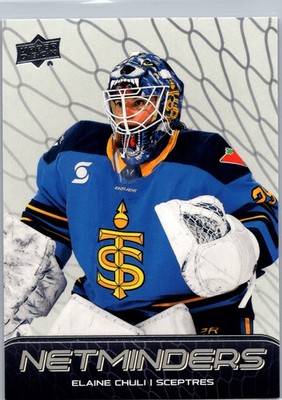 2025-26 Upper Deck PWHL Elaine Chuli Netminders #N-3 Toronto Sceptres