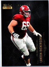 2021 Wild Card Matte White #MBC-45 Landon Dickerson Black
