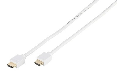 VIVANCO High Speed HDMI  Kabel mit Ethernet, 3,0 m weiß (47166) (ARC) #1906832
