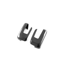 Ford F150 2021-2025 Abs Plastic Rearview Mirror Trim Black Carbon Fiber Pattern Ford F150 2021-2025 Abs Plastic Rearview Mirror Trim Black Carbon Fiber Pattern