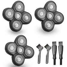 3Pcs 5 Head Shaver Replacement Blades for Freebird Head Shaver, Universal 5 B...