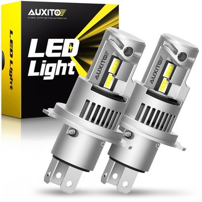CANBUS H4 9003 LED Headlight Bulbs Kit White 6000K High Low Beam Replace Halogen