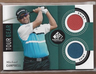 2014 SP Game Used Tour Gear #TGMC Michael Campbell B Shirt Golf
