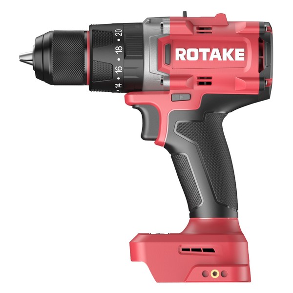 Rotake D2H Akkuschrauber 20V Schlagbohrfunktion 1,5–13Mm 120Nm 2-Gang BüRstenlos-image
