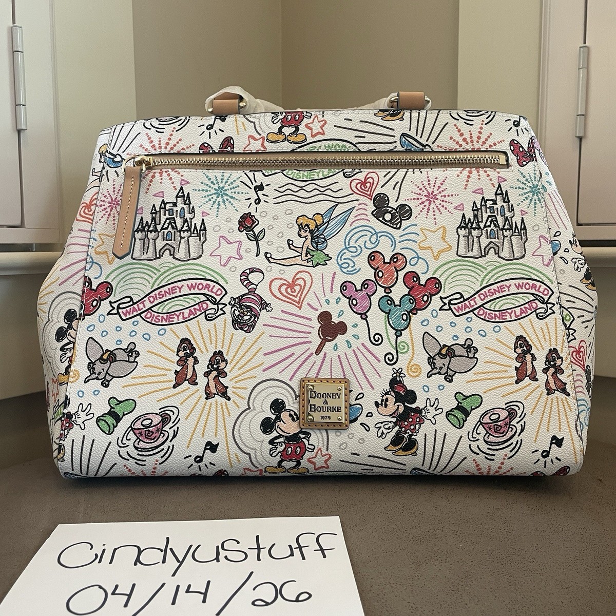 Dooney & Bourke Disney 2024 Sketch Satchel Bag - NWT | eBay