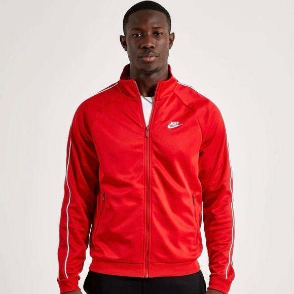 Nike Red Track Jacket Size Medium - image 1
