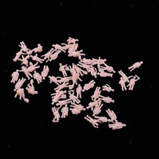 1/150 Scale Mini Plastic Worker Action Figures Model Trians