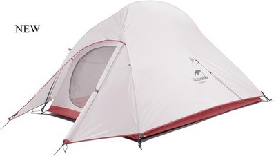 Naturehike Cloud-Up 2 Person Tent Lightweight Backpacking Tent, Grey - 20D Nylon