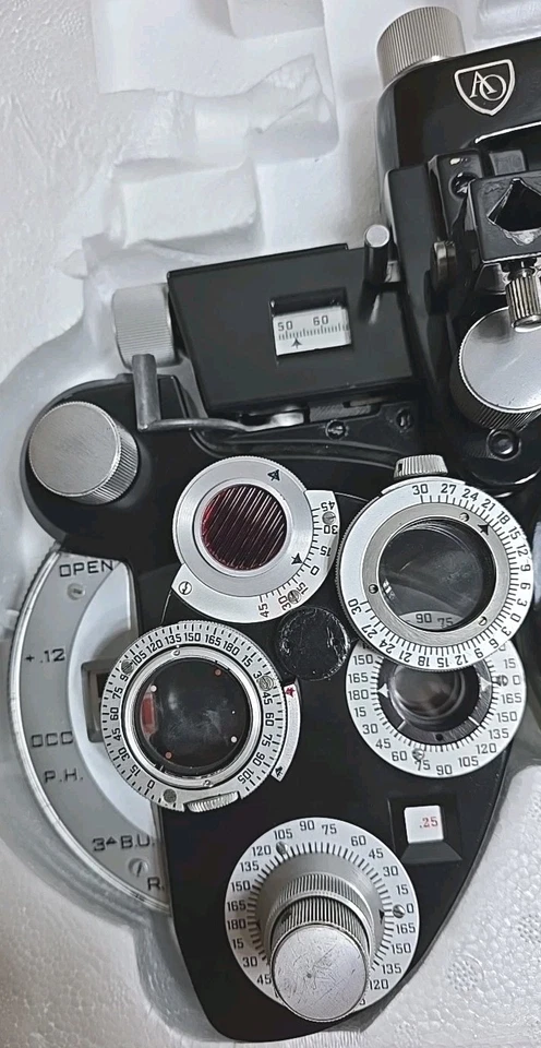 American Optical AO 11320 foróptero/refractor/SOLO PIEZAS Foto 3 de 4