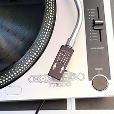 Home Mix TT1000 Belt Drive Turntable Pitch Control 33/45 Silver/Black + Cover