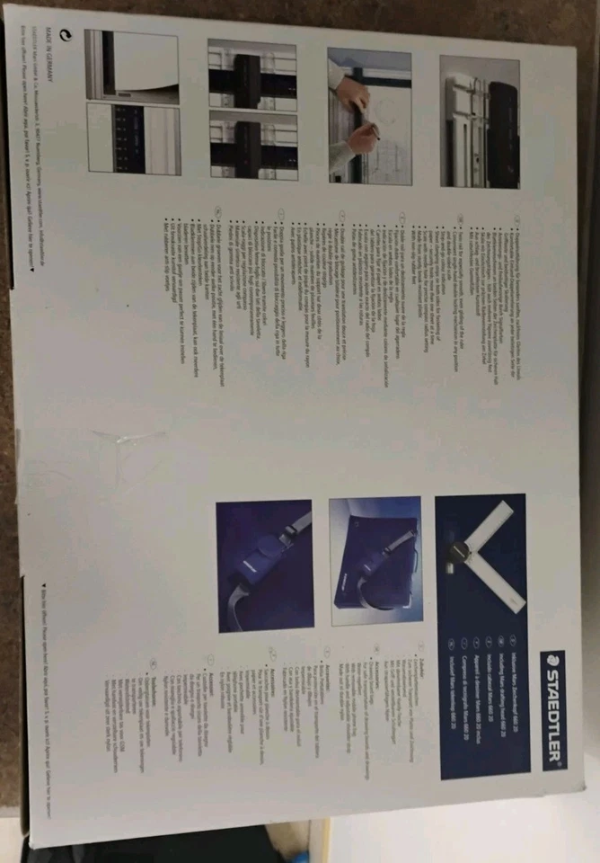 NUEVO Staedtler máquina de dibujo tablero de dibujo Mars Tecnico A3 tamaño 661 A3 ST F/S Foto 3 de 3